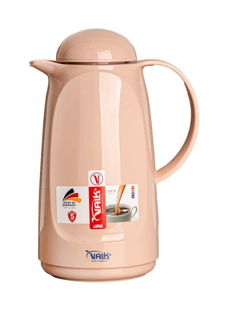 Valk Vacuum Flask With Double Wall Glass 1.0 Liter Wide Mouth With Anti-Leakage Made in Germany - Image 2